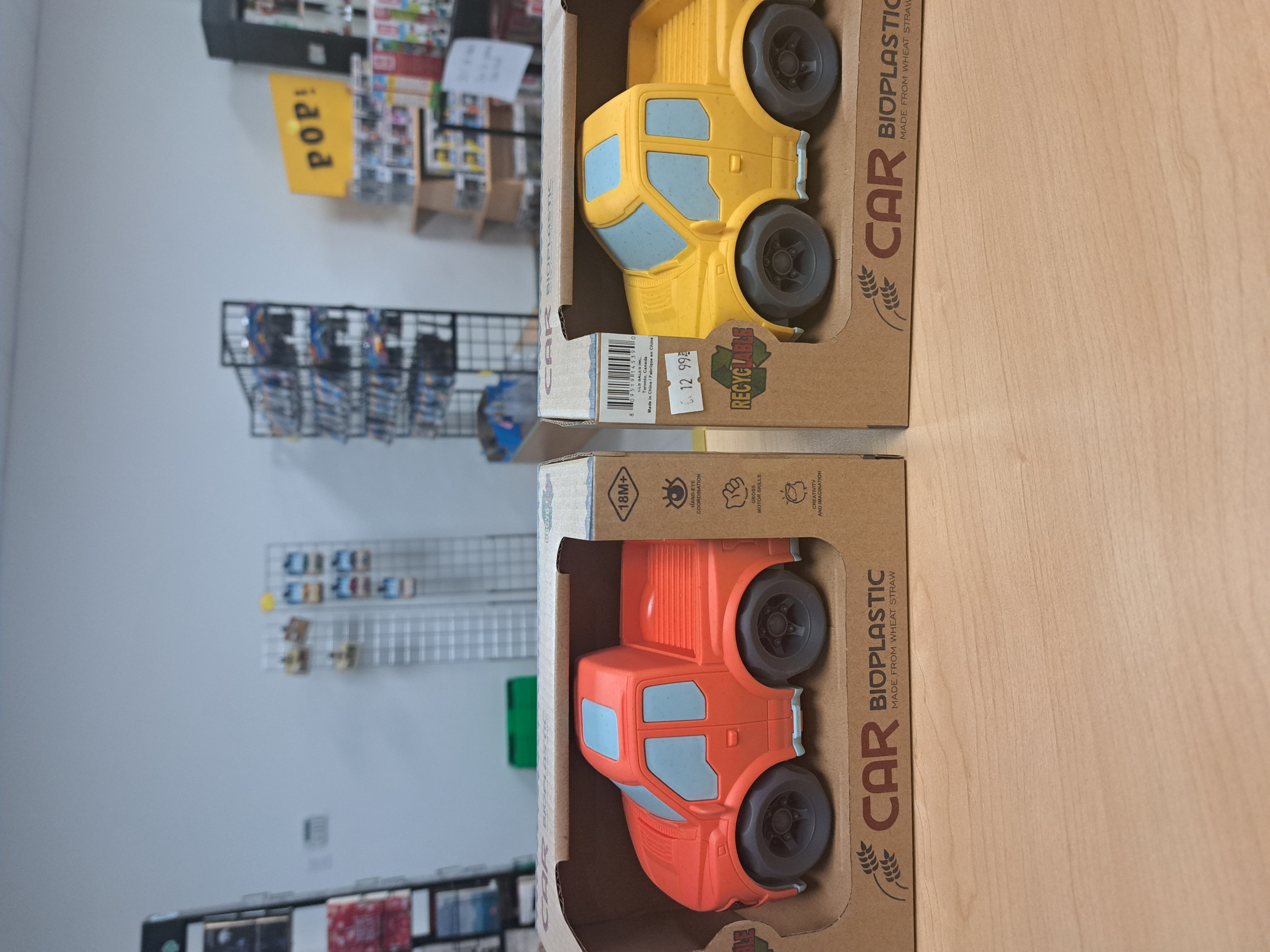 pick up bio plastic variés